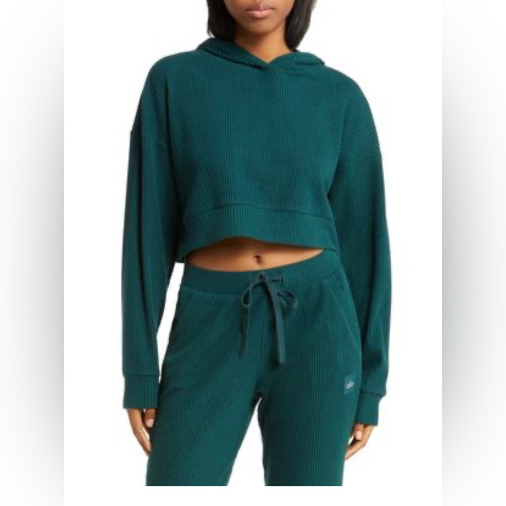 All Yoga Muse Hoodie - Midnight Green